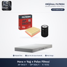 Filtron Filtre Bakım Seti (Hava+Yağ+Polen) - A6 C5 (Aeb/ajp/alt)