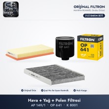 Filtron Filtre Bakım Seti (Hava+Yağ+Polen) - Golf 4 / Bora