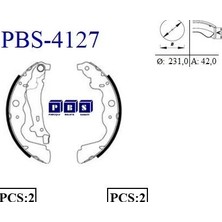 Pbs Arka Fren Balatası Pabuc Kangoo Iıı Captur Clıo Iv Duster Dokker Lodgy Sandero Iı Logan Mcv Mıcra Note