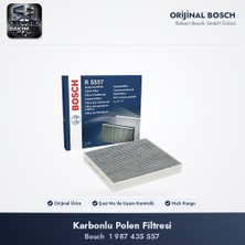 Bosch 1 987 435 557 Karbonlu Polen Filtresi - Auris E15-E18 / Corolla E15-E18 / Yaris P9-P13