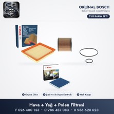Bosch Filtre Bakım Seti (Hava+Yağ+Polen) - Rav4 A4 2.5 Hybrid (Karbonlu Polen Bosch 0986628623)