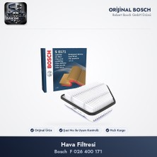 Bosch F 026 400 171 Hava Filtresi - Avensis T27 / Corolla E15-E18 / Auris E15-E18 1.4 D-4D / 2.0 D-4D