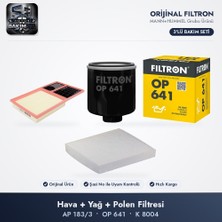 Filtron Filtre Bakım Seti (Hava+Yağ+Polen) - Polo 4-5 / Ibiza 3-4 / Fabia 1-2