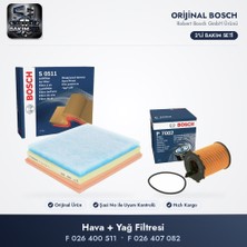Bosch Filtre Bakım Seti (Hava+Yağ) - 208 A9 / Proace Mdz / Crossland P17 1.6 Bluehdi / 1.6 D