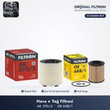 Filtron Filtre Bakım Seti (Hava+Yağ) - Polo 5 / Ibiza 4 / Roomster 1.2 Tdı / 1.2 Tsı