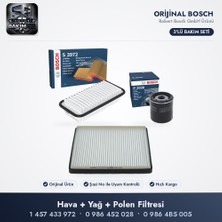 Bosch Filtre Bakım Seti (Hava+Yağ+Polen) - Yaris P1 1.3 Vvt-I