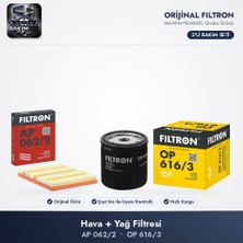 Filtron Filtre Bakım Seti (Hava+Yağ) - Golf 7 / Polo 5-6 / Octavia 3 1.0-1.2 Tsı