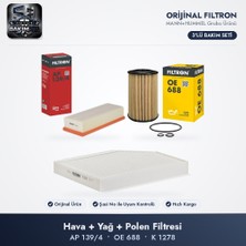 Filtron Filtre Bakım Seti (Hava+Yağ+Polen) - A4 B8 / A5 8t / Q5 8r 2.0 Tdı (Cglc/cjcd/cmfb)