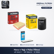 Filtron Filtre Bakım Seti (Hava+Yağ+Polen) - Passat B5