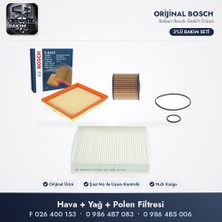Bosch Filtre Bakım Seti (Hava+Yağ+Polen) - Rav4 A4 2.5 Hybrid (Polen Bosch 09864B5006)