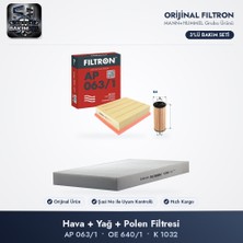 Filtron Filtre Bakım Seti (Hava+Yağ+Polen) - A6 C5 1.9 Tdı (Ajm/avf/awx)