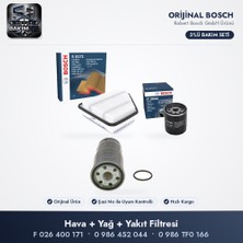 Bosch Filtre Bakım Seti (Hava+Yağ+Yakıt) - Corolla E15 1.4 D-4d