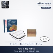 Bosch Filtre Bakım Seti (Hava+Yağ) - Avensis T27 2.0 D-4d / 2.2 D-4d