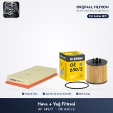 Filtron Filtre Bakım Seti (Hava+Yağ) - Golf 5 / Passat B6 / Octavia 2 1.6 Fsı