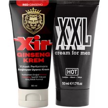 Xir Delaycream 50 ml + Hotxxl Cream 50 ml Erkeğe Özel Set