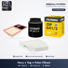 Filtron Filtre Bakım Seti (Hava+Yağ+Polen) - Jetta 6