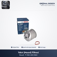 Bosch F 026 402 862 Yakıt (Mazot) Filtresi - Partner B9 / Berlingo B9 / 308 T7 1.6 Hdi