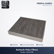 Sardes SCA3150 Karbonlu Polen Filtresi - Corolla E21 / Yaris P21 / C-Hr X1