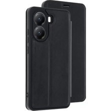 Xiaomi Poco X7 Pro Kılıf Flip Cover - Siyah