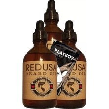 Süper Redusa Beard Oil 3 Adet Sakal Bakım Yağı 100 ml + Jel Hediye