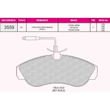 Beşer On Fren Balatası Boxer Ducato Jumper 94 02 Fıslı