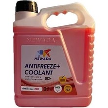Newada Süper Kırmızı Antifriz -56°c 3 Lt
