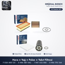 Bosch Filtre Bakım Seti (Hava+Yağ+Polen+Yakıt) - Avensis T25 / Corolla Verso R1 2.2 D-4d / 2.2 D-Cat