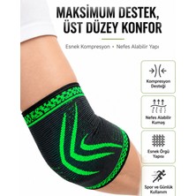 Fitness Dirsekliği Kompresyonlu Dirsek Destekliği Tenisçi Dirseği Spor Koruyucu