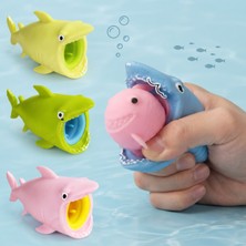 Masa Dostu Sürpriz Karakterli Köpek Balığı Tasarımlı Squishy - 12'li Paket - Minik Balıklı