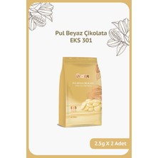 Ülker Fildişi Pul Beyaz Çikolata - Eks 301 - 2.5kg - 2 Adet