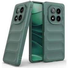 Burada Bulabilirsin Xiaomi Redmi Note 14 Pro 4g Kılıf Optimum Silikon - Koyu Yeşil