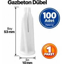 Ege Arge Made Gazbeton Dübeli 10 mm 100 Lü 1 Adet
