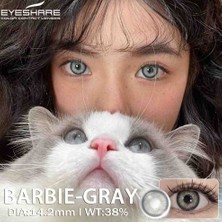 Derma Premium Barbie Gray Renkli Göz Kirpik Lensi