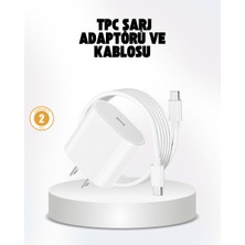 iPhone ve iPad Uyumlu 20W Güvenli Usb-C Hızlı Şarj Adaptörü