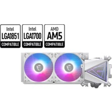 MSI Msı Mag Coreliquid I240 240 mm Beyaz Sıvı Soğutucu