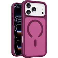 Eldenör Joko iPhone 18 Pro Max Uyumlu Jota Magsafe Kapak - Bordo