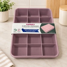 Royaleks Kapaklı 15 Bölmeli Organizer