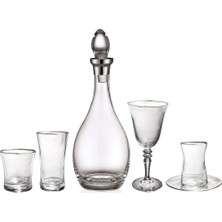 Vera Concept Store Soprano Platin 31 Parça Cam Sofra Sunum Çeyiz Seti Su Bardak Takımı Kesme El Dekor