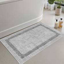 Vera Concept Store Banyo Paspası, Yumuşak Banyo Halısı, Kaymaz Nokta Tabanlı, Su Emici, Makinede Yıkanabilir