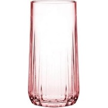 Vera Concept Store Paşabahçe 420695P Nova Pembe 6'li Meşrubat Su Bardağı 360 cc