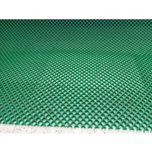 Vera Concept Store Pvc Paspas 120 x 300 cm Yeşil Banyo Kaymaz Yer Zemin Matı S-Mat Zincir Desen