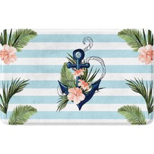 Vera Concept Store Banyo Paspası, Kaymaz Taban, Makinede Yıkanabilir, Çok Amaçlı Halı, Banyo Dekoru (40X60CM)