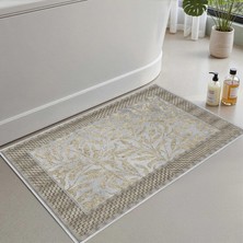Vera Concept Store Banyo Paspası, Yumuşak Banyo Halısı, Kaymaz Dot Tabanlı, Su Emici, Makinede Yıkanabilir - 50 x 80 cm