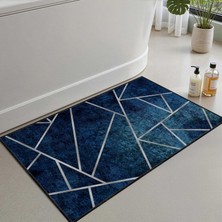 Vera Concept Store 2'li Set Banyo Paspası, Yumuşak Banyo Halısı, Kaymaz Dot Tabanlı, Su Emici, Makinede Yıkanabilir - 40X60-50 x 80 cm