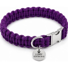 Vera Concept Store Pawroots Paracord Köpek Tasması – Paslanmaz Çelik Isimlikli, El Yapımı, Dayanıklı, Köpek Boyun Tasması | Küçük,orta ve Büyük Irklar Için