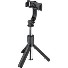 Vera Concept Store ST7033 Pro Bluetooth Tripodlu 360 Dönebilen Selfie Çubuğu - Siyah