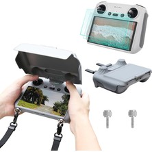 Vera Concept Store Rc 2 Denetleyici Güneş Hood Kapağı Dji Mini 5 Pro/mini 4 Pro/hava 3s Drone, 2 Adet Ekran Koruyucu Ile, Rc 2 Tam Ekran Joysticks Koruyucu Kapak ve Moni