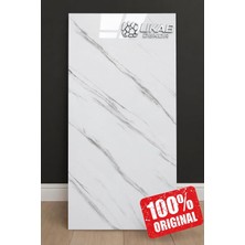 Vera Concept Store Ukab Dekor Kendinden Yapışkanlı Mermer Seramik Desenli Köpük Pvc Duvar Paneli (30X60 cm - 4 Adet - 0.72 M²)6013 Beyaz 30 x 61