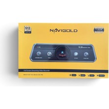 Vera Concept Store Navigold Q8 9.35 IPS Dokunmatik Ekranlı Çift Kameralı Akıllı Dikiz Aynası Dvr Araç Içi Kayıt ve Geri Görüş Kamerası (Adas Destekli)