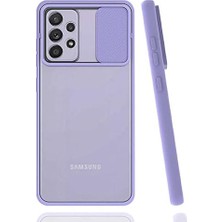 Vera Concept Store Galaxy Ile Uyumlu A52 Kılıf Lensi Kapak, Lila